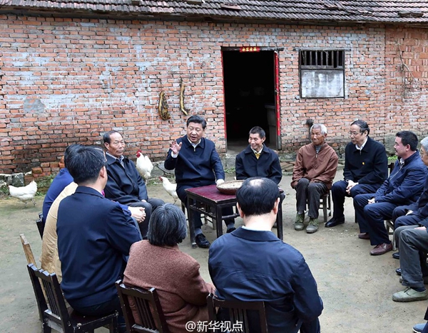 習(xí)總書記到金寨