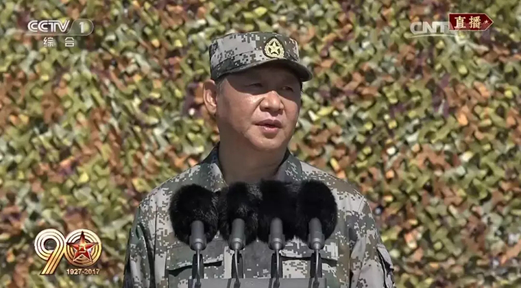 沙場閱兵一年間，習近平強調最多的是什么？