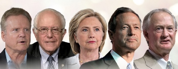 民主黨總統參選人首次電視辯論 希拉里最大挑戰是什么？