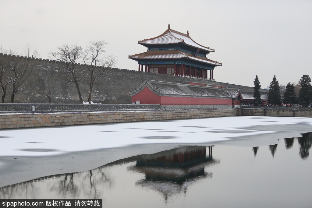 北京“鵝毛大雪”如約而至 故宮雪景美如畫(huà)