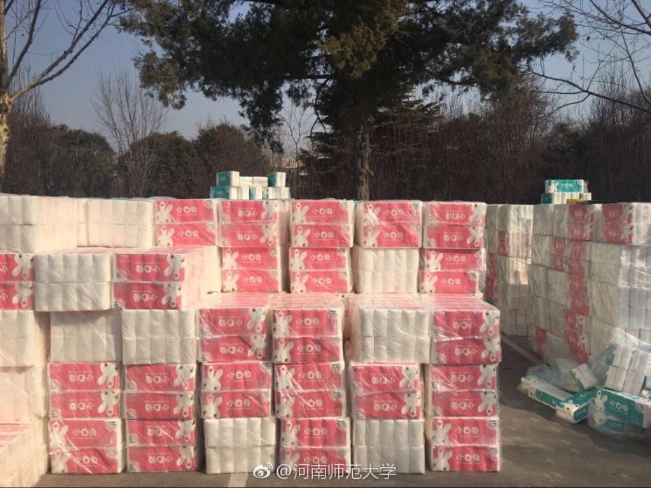 貼心！河南一高校為女生發衛生紙福利