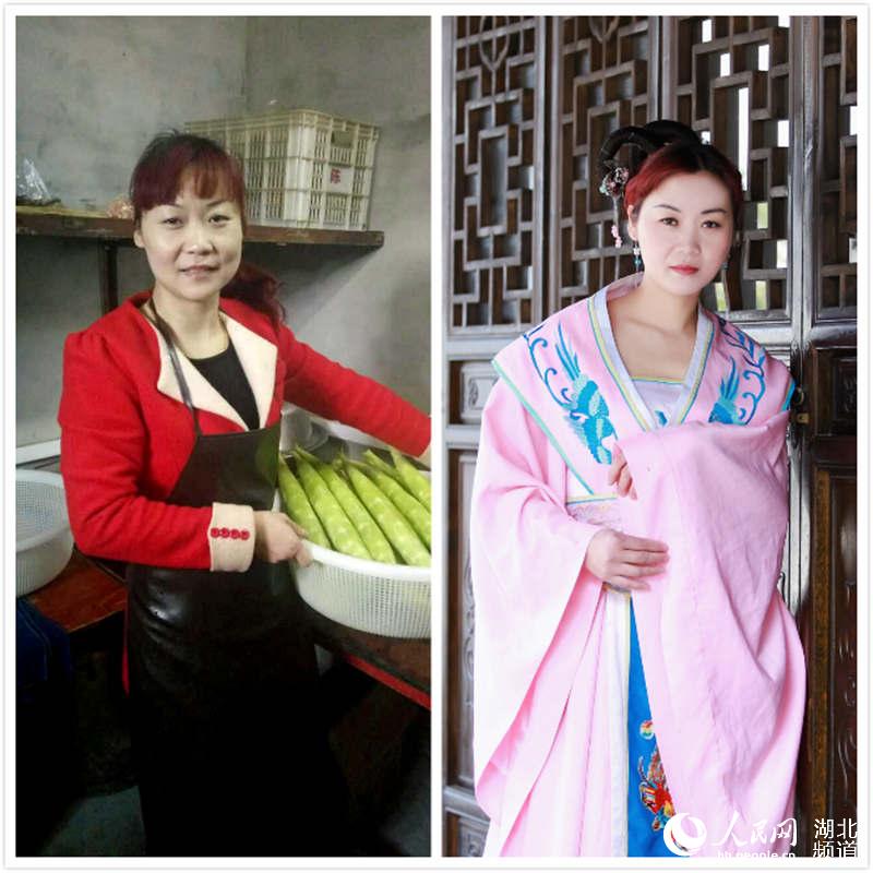 “女漢子”變“女神” 建筑女職工拍漢服寫真慶婦女節(組圖)