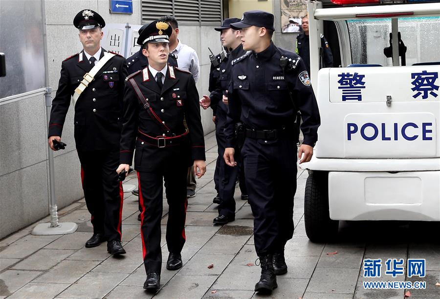 中意警方在滬聯合巡邏