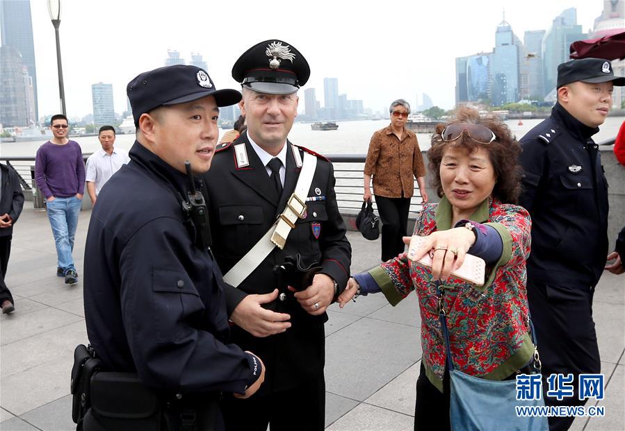 中意警方在滬聯合巡邏