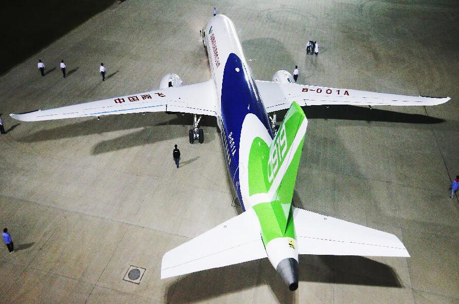 國產大飛機C919機艙內部照片公布