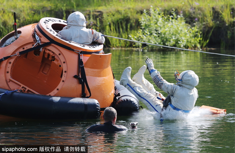 探訪國際空間站宇航員訓練 美俄加三國宇航員參加起飛前培訓
