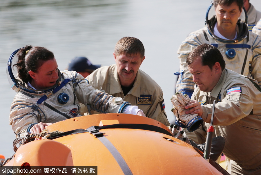 探訪國際空間站宇航員訓練 美俄加三國宇航員參加起飛前培訓