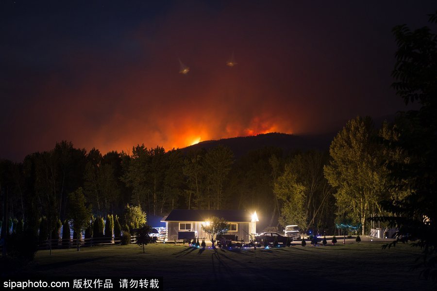 加拿大卑詩省山火蔓延 近7000人被疏散全省進入緊急狀態