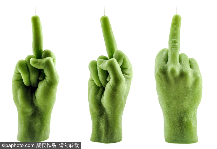 你認(rèn)出這是蠟燭了嗎？立陶宛一公司推出人手型蠟燭可燃燒20小時(shí)
