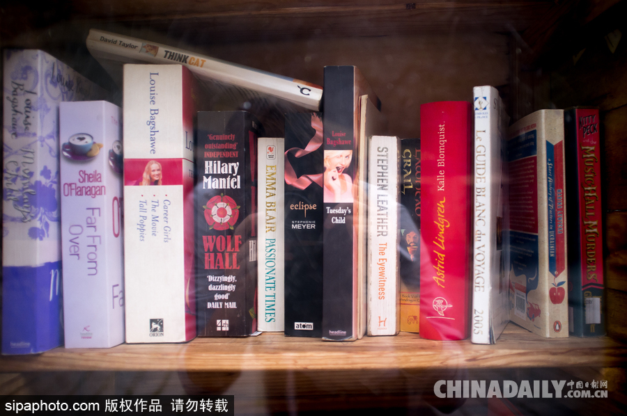 讓知識(shí)“流動(dòng)”起來 英國倫敦街頭現(xiàn)書籍交換小屋