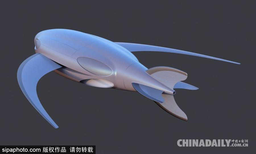英國科學家腦洞大開 3D打印潛艇外形似鰻魚