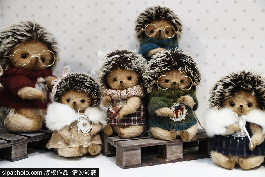 超萌的一場展覽 俄羅斯莫斯科舉行國際泰迪熊展