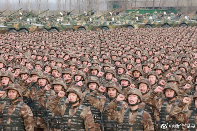 中央軍委首次舉行開訓動員大會 習近平向全軍發布訓令
