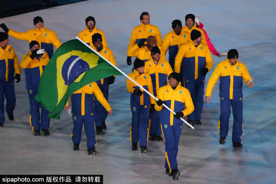 冰雪運動魅力無限！盤點平昌冬奧會開幕式上那些“特殊”參賽國