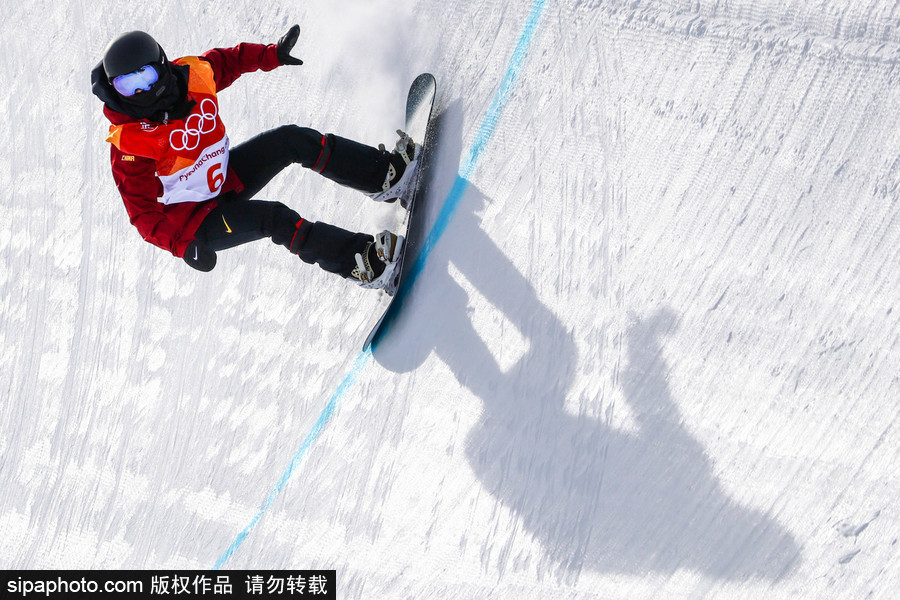 2018平昌冬奧會單板滑雪：女子U型場地技巧資格賽 中國選手劉佳宇出戰