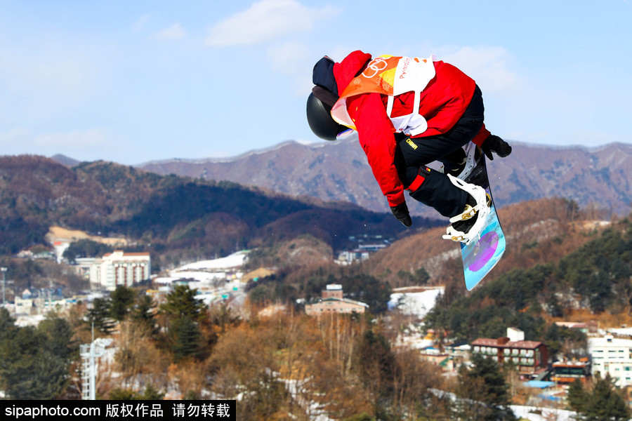 2018平昌冬奧會單板滑雪：女子U型場地技巧資格賽 中國選手劉佳宇出戰