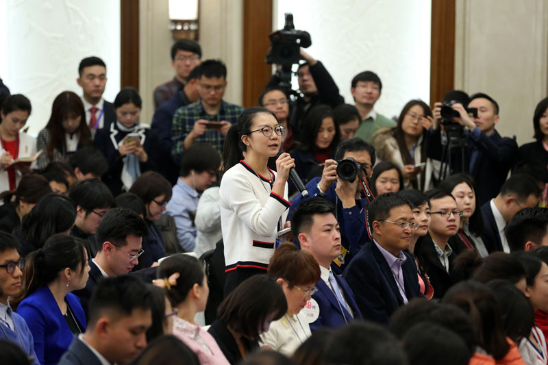 十三屆全國人大一次會議舉行新聞發布會
