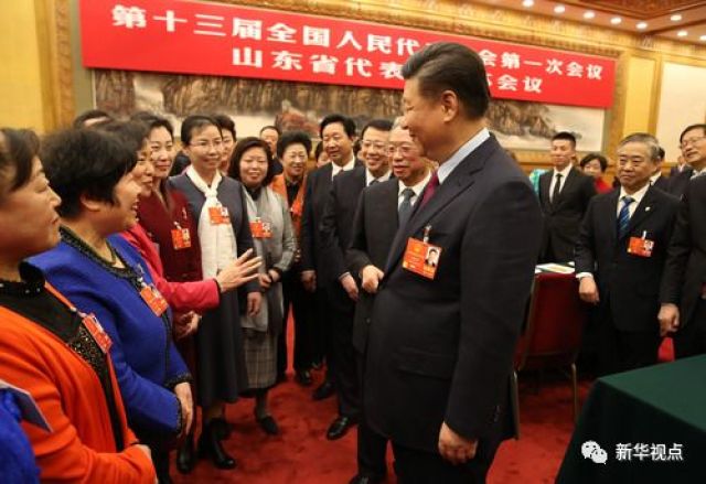 在這里，總書記和基層書記面對面