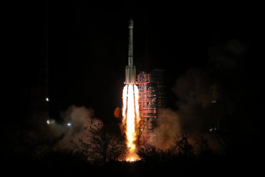 我國再次成功發射兩顆北斗三號衛星