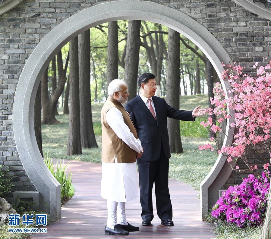 習近平同印度總理莫迪在武漢舉行非正式會晤