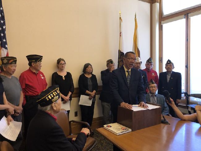 舊金山市議會敦促美國國會盡快通過表彰二戰華裔老兵法案