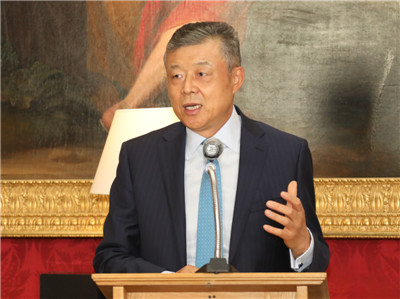 劉曉明大使在上海高級金融學院訪英晚宴上的主旨演講：《抓住黃金機遇，引領中英合作》
