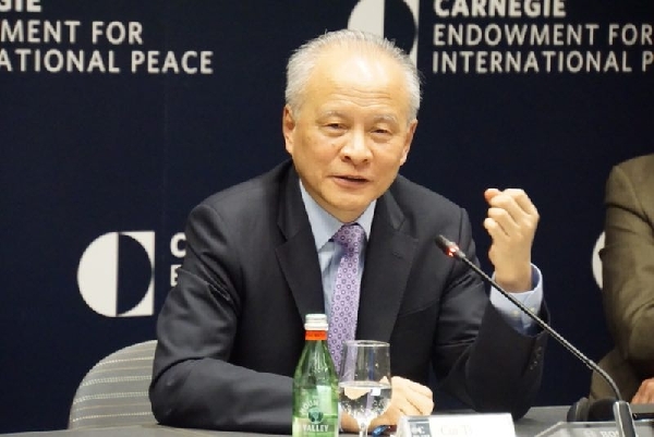 崔天凱：外界對中國發展意圖有誤解誤判 中美依然在同一條船上