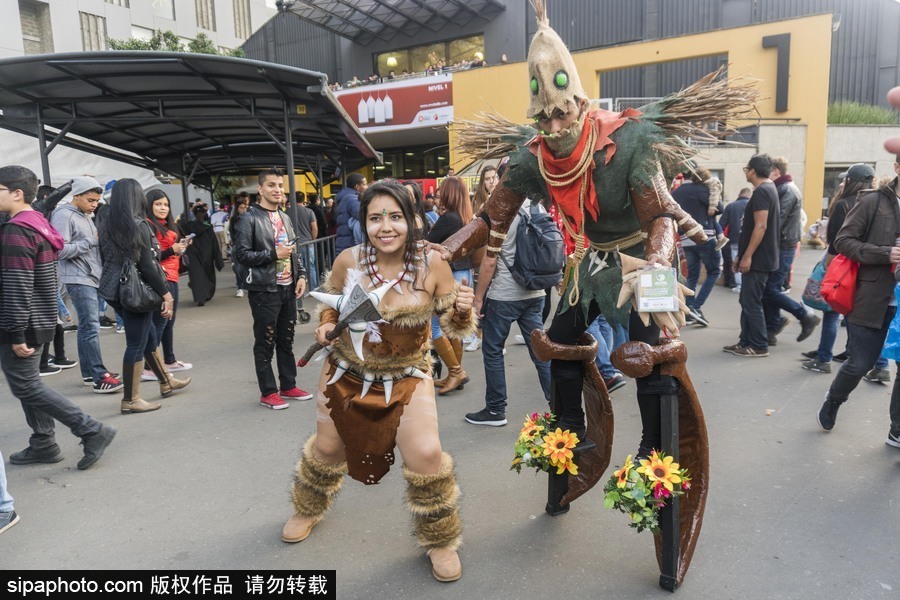 哥倫比亞波哥大：各類coser大顯身手！2018沙發(fā)休閑奇幻博覽會盛大開幕