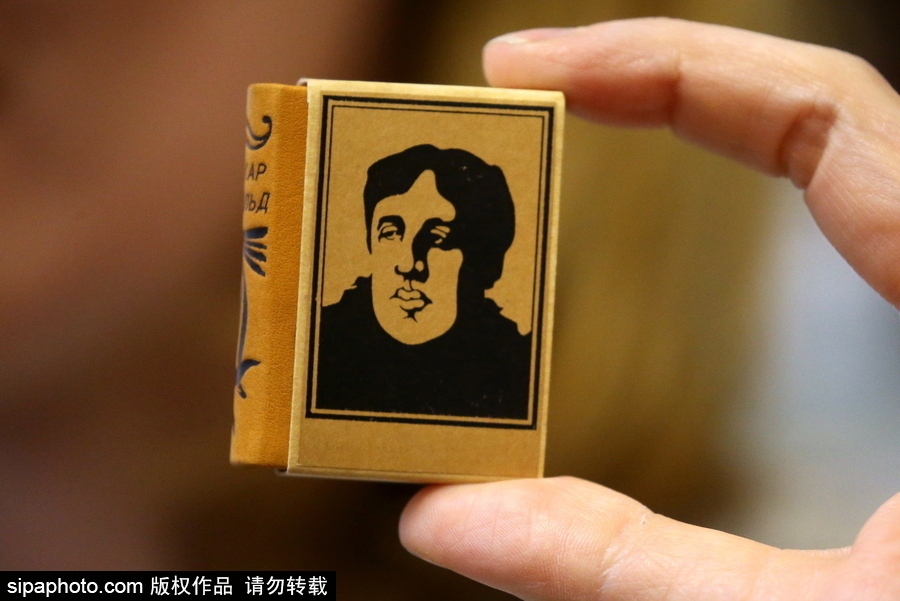 當(dāng)知識(shí)也變mini！俄羅斯圣彼得堡舉行微縮書籍展覽