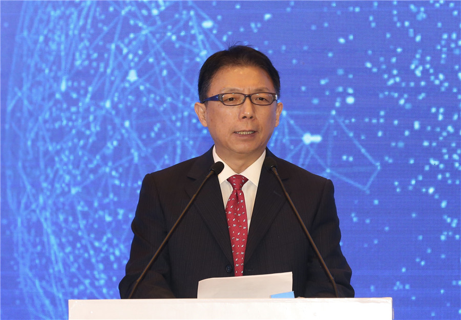 全國政協常委、中國日報社社長兼總編輯周樹春致辭