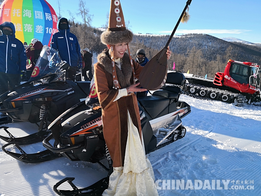 【改革開放40年】基層行：冬季來新疆滑雪！新疆可可托海實現工礦區到旅游區轉型