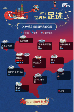 央視打造報(bào)道團(tuán)隊(duì)真人秀 “世界杯足跡”為球迷打開(kāi)全新世界